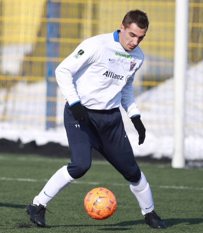 Football. Sparing. Gornik Zabrze - Polonia Bytom ME. 05.02.2010