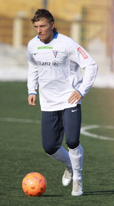 Football. Sparing. Gornik Zabrze - Polonia Bytom ME. 05.02.2010