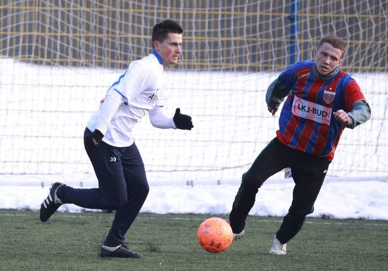 Football. Sparing. Gornik Zabrze - Polonia Bytom ME. 05.02.2010