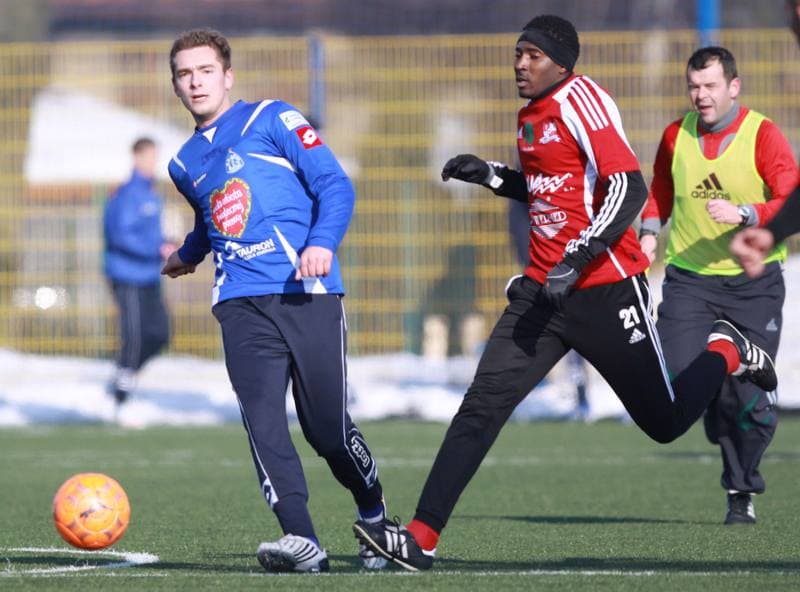 Football. Sparing. Ruch Chorzow - Podbeskidzie Bielsko-Biala. 06.02.2010