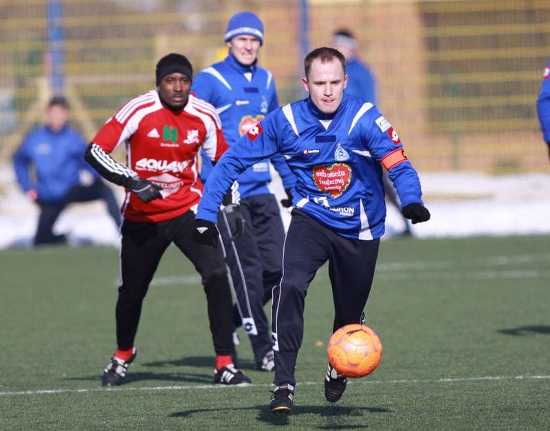 Football. Sparing. Ruch Chorzow - Podbeskidzie Bielsko-Biala. 06.02.2010