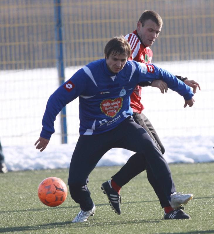 Football. Sparing. Ruch Chorzow - Podbeskidzie Bielsko-Biala. 06.02.2010