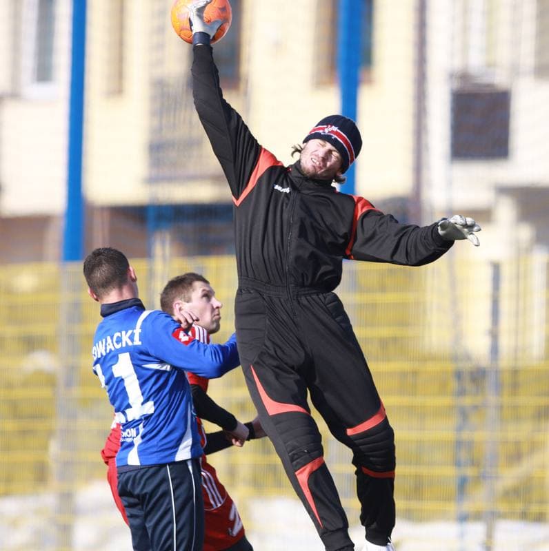 Football. Sparing. Ruch Chorzow - Podbeskidzie Bielsko-Biala. 06.02.2010