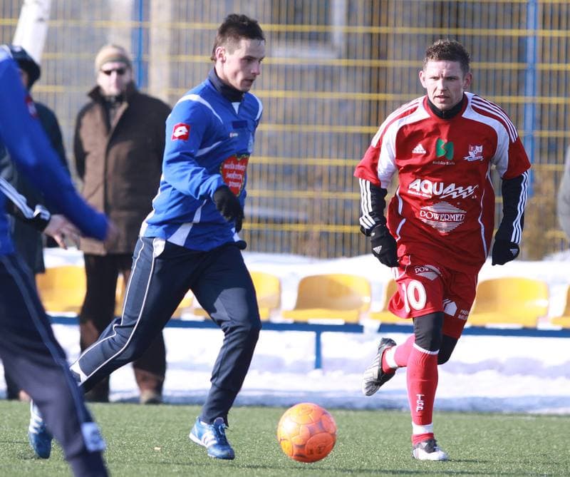 Football. Sparing. Ruch Chorzow - Podbeskidzie Bielsko-Biala. 06.02.2010