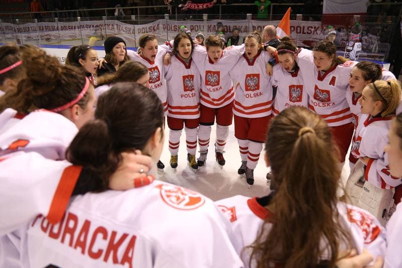 Ice Hockey. U18 Women's World Championship. Poland - China. 14.01.2017