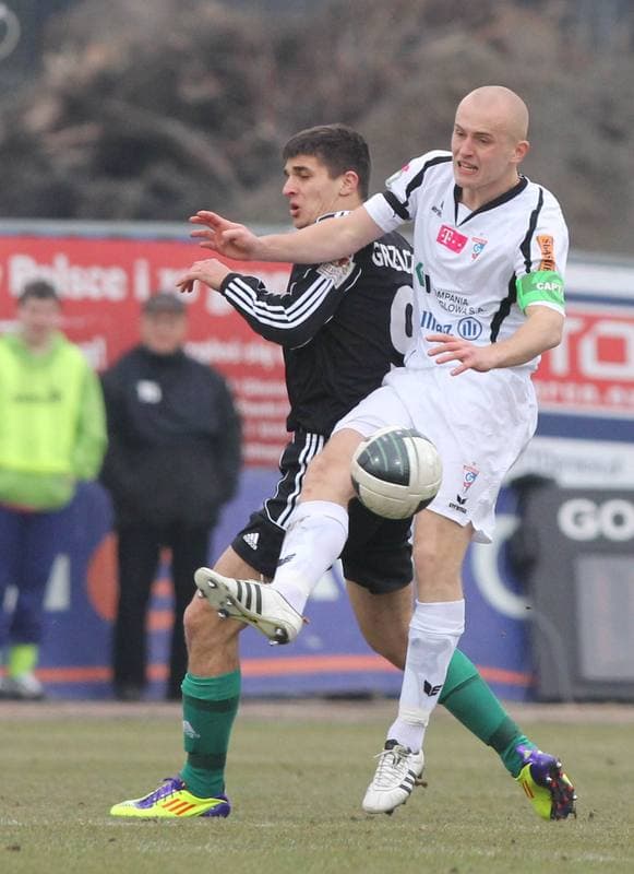 Football. PKO BP Ekstraklasa. Gornik Zabrze - Lechia Gdansk. 15.04.2011
