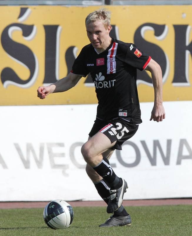 Football. T-Mobile Ekstraklasa. Gornik Zabrze - LKS Lodz. 17.03.2012