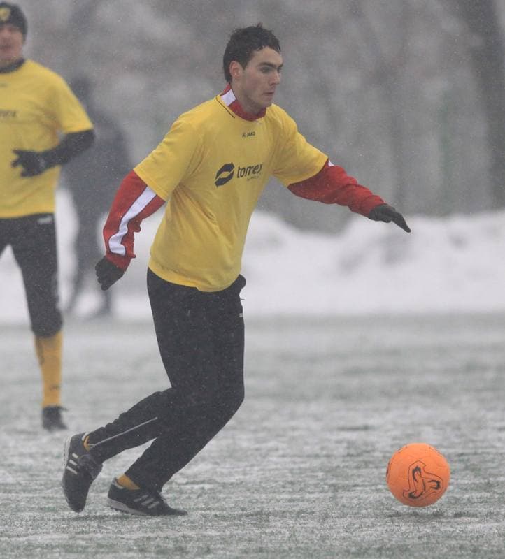 Football. Sparing. Ruch Radzionkow - LKS Nieciecza. 13.02.2010
