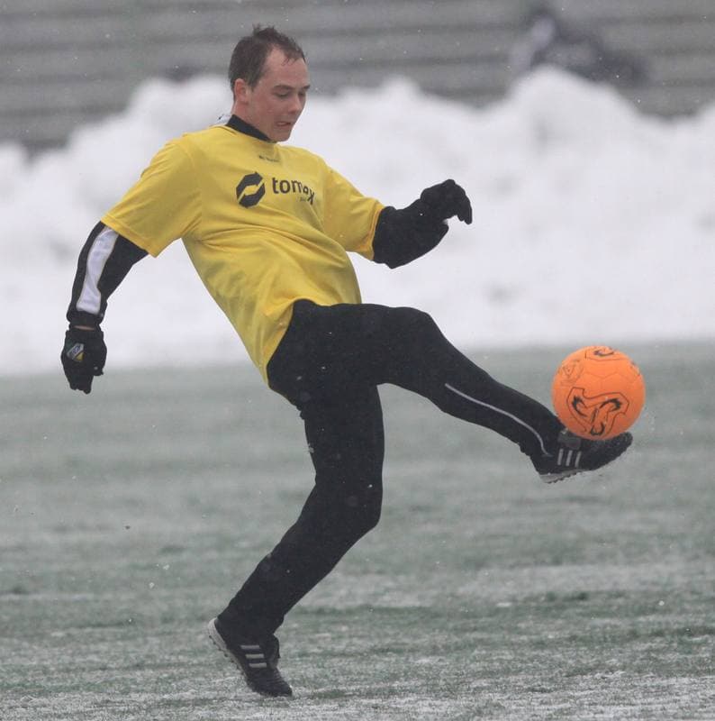 Football. Sparing. Ruch Radzionkow - LKS Nieciecza. 13.02.2010