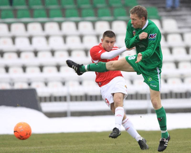 Football. Sparing. Zaglebie Sosnowiec - Wisla Krakow. 19.02.2010