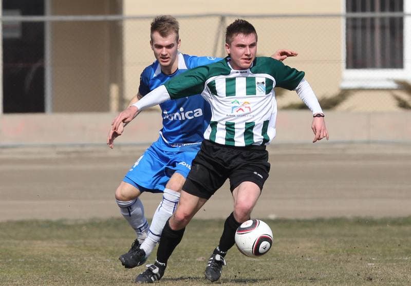 Football. II liga. ROW Rybnik - Baltyk Gdynia. 18.03.2012