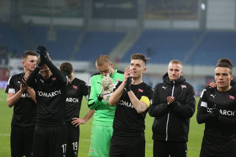 Football. Lotto Ekstraklasa. Piast Gliwice - Cracovia Krakow. 18.11.2017