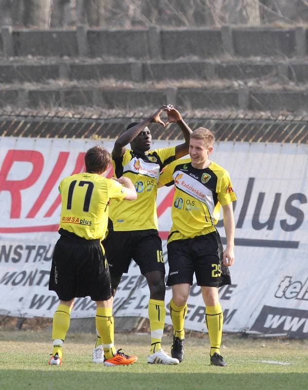 Football. Bytom I liga. Ruch Radzionkow - Zawisza Bydgoszcz. 24.03.2012