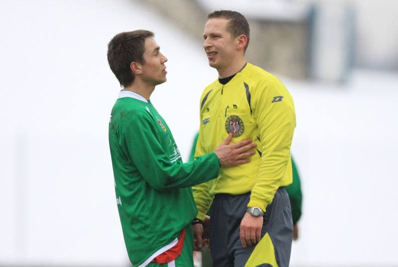 Football. Sparing. Zaglebie Sosnowiec - Wisla Krakow. 19.02.2010