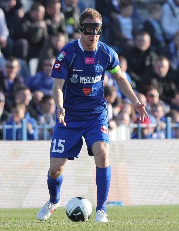 Football. T-Mobile Ekstraklasa. Ruch Chorzow - Wisla Krakow. 25.03.2012