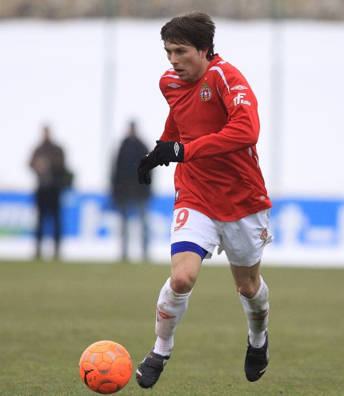 Football. Sparing. Zaglebie Sosnowiec - Wisla Krakow. 19.02.2010
