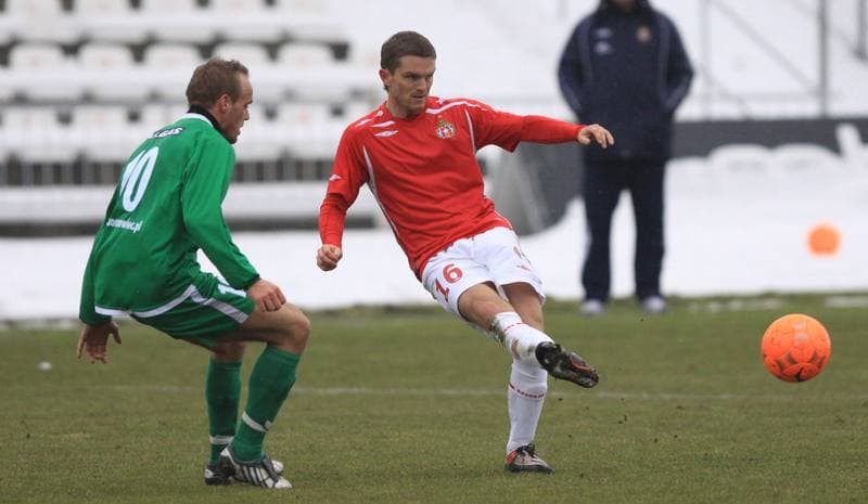 Football. Sparing. Zaglebie Sosnowiec - Wisla Krakow. 19.02.2010