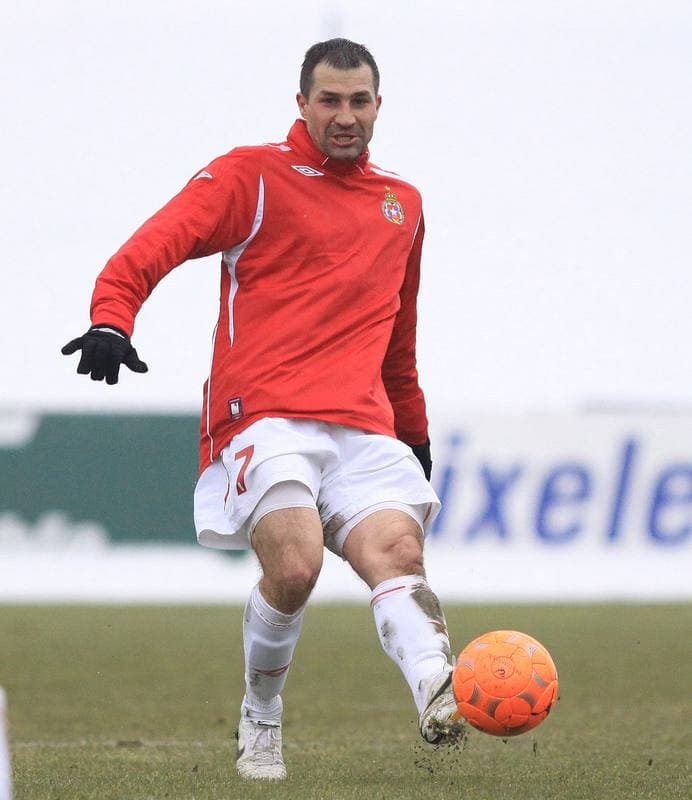 Football. Sparing. Zaglebie Sosnowiec - Wisla Krakow. 19.02.2010
