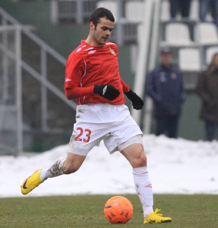 Football. Sparing. Zaglebie Sosnowiec - Wisla Krakow. 19.02.2010