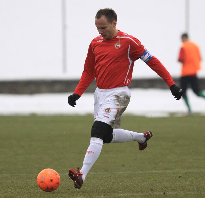 Football. Sparing. Zaglebie Sosnowiec - Wisla Krakow. 19.02.2010
