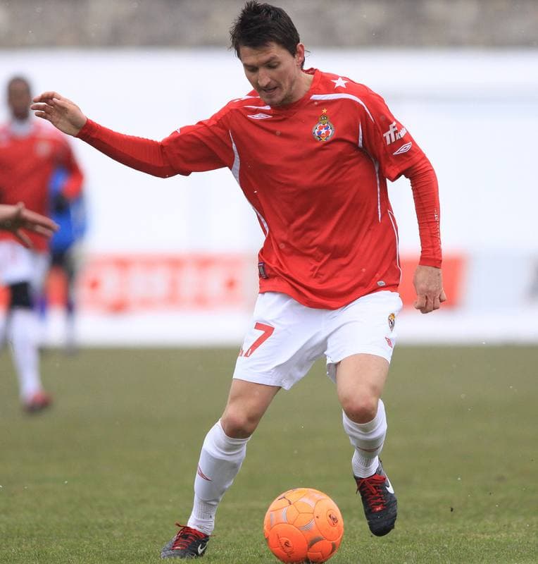 Football. Sparing. Zaglebie Sosnowiec - Wisla Krakow. 19.02.2010