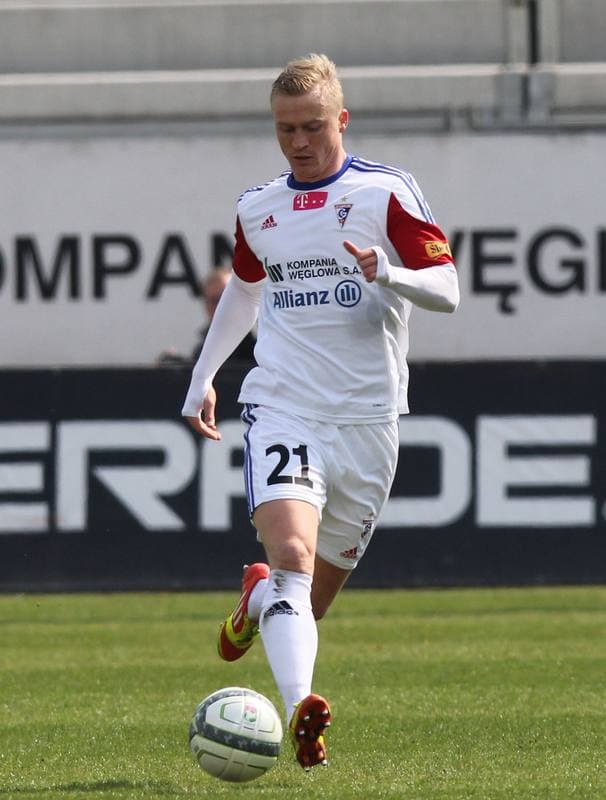 Football. T-Mobile Ekstraklasa. Gornik Zabrze - Podbeskidzie Bielsko-Biala. 27.04.2012