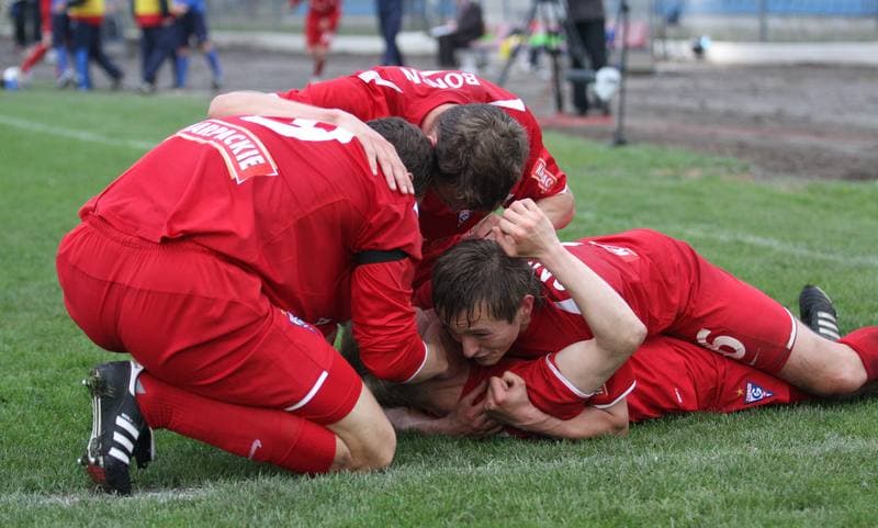 Football. I liga. Motor Lublin - Gornik Zabrze. 01.05.2010