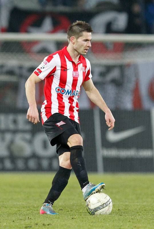Football. T-Mobile Ekstraklasa. Cracovia Krakow - Zaglebie Lubin. 09.12.2013