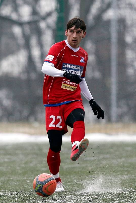 Football. Friendly Match. Podbeskidzie Bielsko Biala - Sandecja Nowy Sacz. 23.01.2014