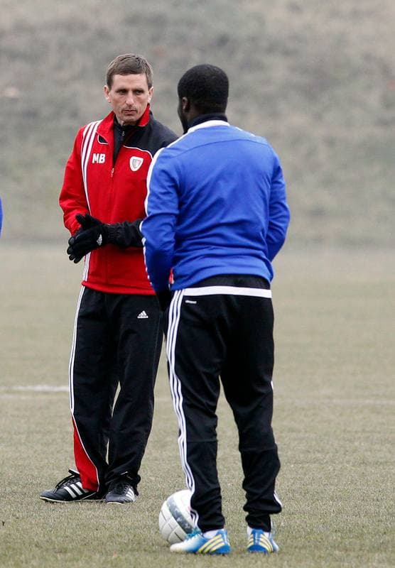 Football. Piast Gliwice. Training. 06.02.2014