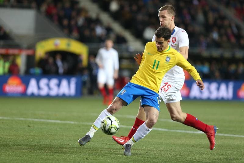 Football. International Friendly. Czech Republic - Brazil. 26.03.2019