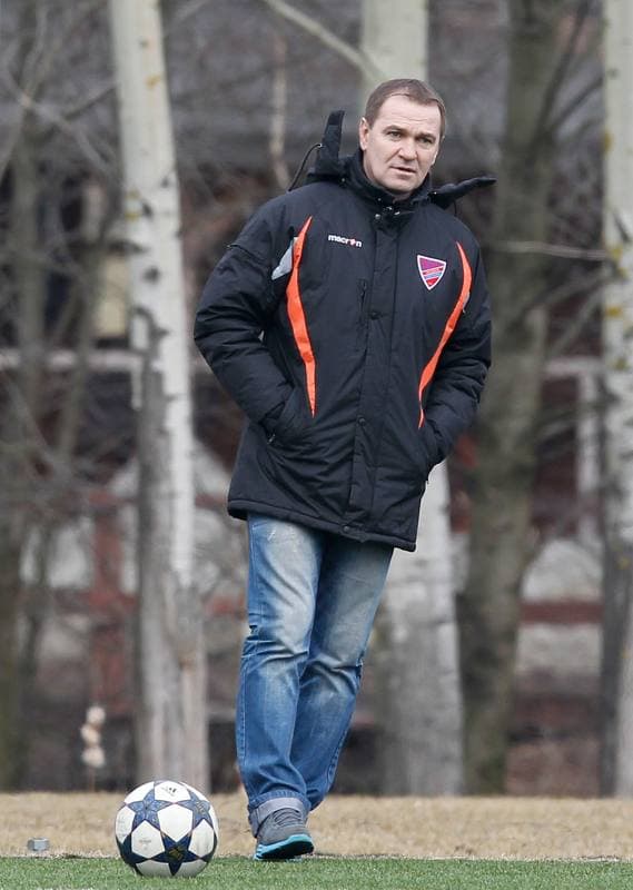 Football. Friendly Match. GKS Katowice - Rakow Czestochowa. 22.02.2014