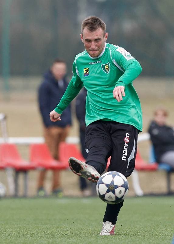Football. Friendly Match. GKS Katowice - Rakow Czestochowa. 22.02.2014