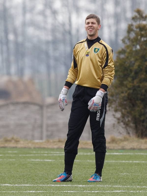 Football. Friendly Match. GKS Katowice - Rakow Czestochowa. 22.02.2014