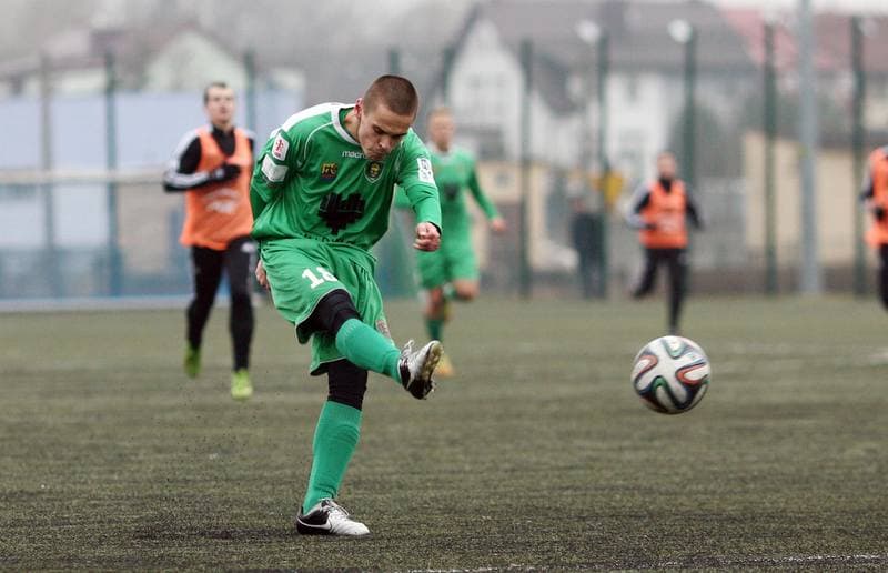 Football. Friendly Match. GKS Belchatow - GKS Katowice. 21.02.2015