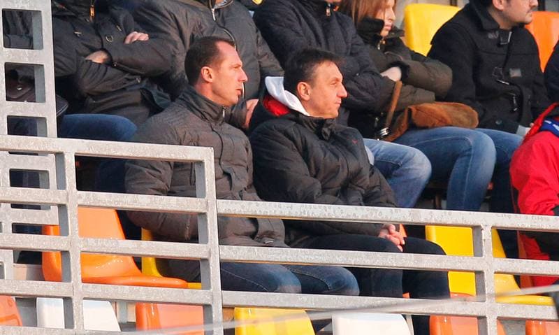 Football. T-Mobile Ekstraklasa. Podbeskidzie Bielsko Biala - Piast Gliwice. 03.11.2014