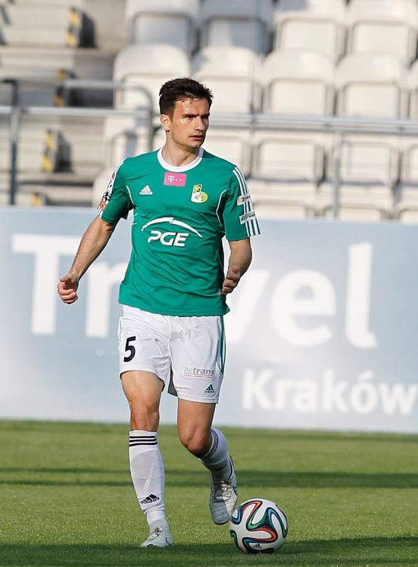 Football. T-Mobile Ekstraklasa. Cracovia Krakow - GKS Belchatow. 10.05.2015