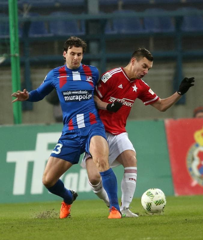 Football. Ekstraklasa. Wisla Krakow - Podbeskidzie Bielsko-Biala. 27.02.2016