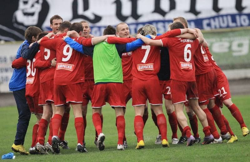 Football. I liga. Motor Lublin - Gornik Zabrze. 01.05.2010