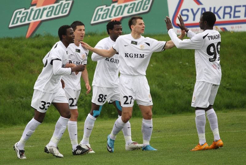Football. Ekstraklasa. Polonia Bytom - Zaglebie Lubin. 02.05.2010