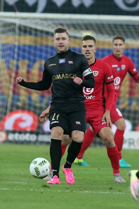 Football. Lotto Ekstraklasa. Piast Gliwice - Cracovia Krakow. 18.11.2016