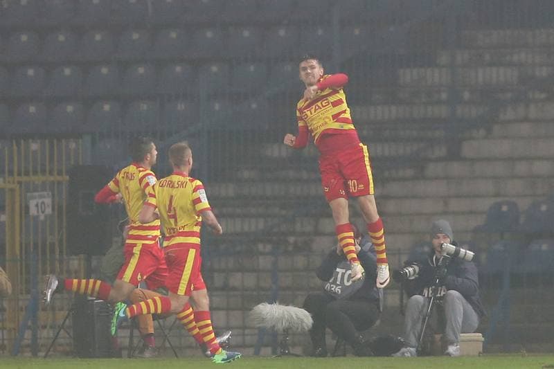 Football. Lotto Ekstraklasa. Ruch Chorzow - Jagiellonia Bialystok. 26.11.2016