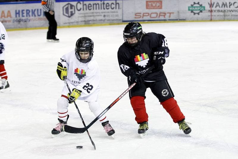 Ice Hockey. Girls Global Game. Team White - Team Black. 18.02.2017