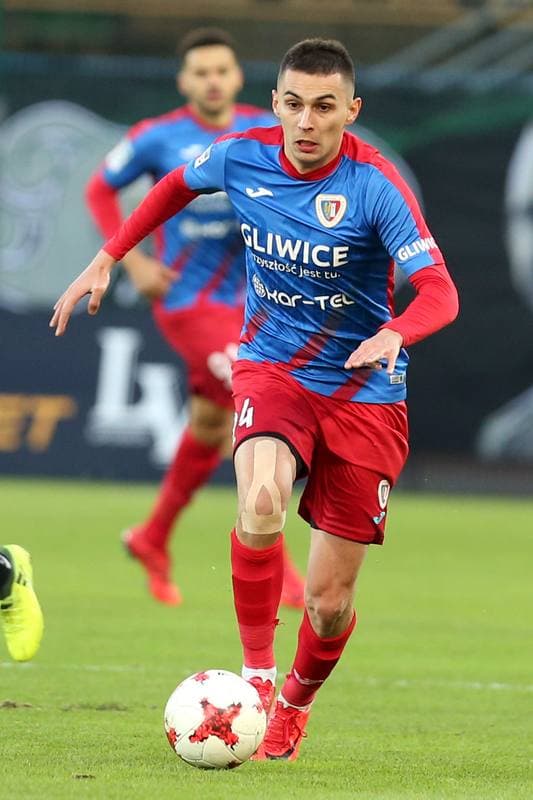 Football. Lotto Ekstraklasa. Piast Gliwice - Cracovia Krakow. 18.11.2017