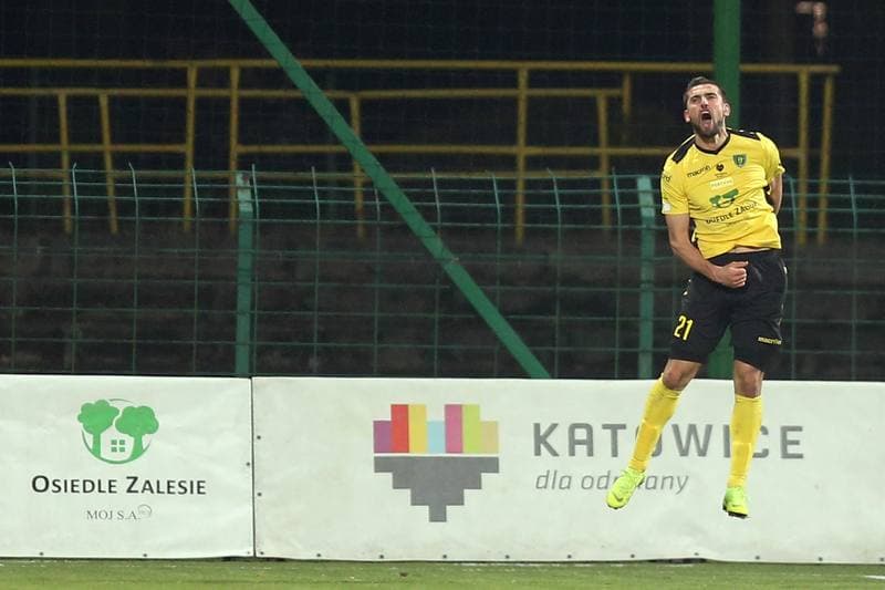 Football. Fortuna I Liga. GKS Katowice - LKS Lodz. 28.11.2018
