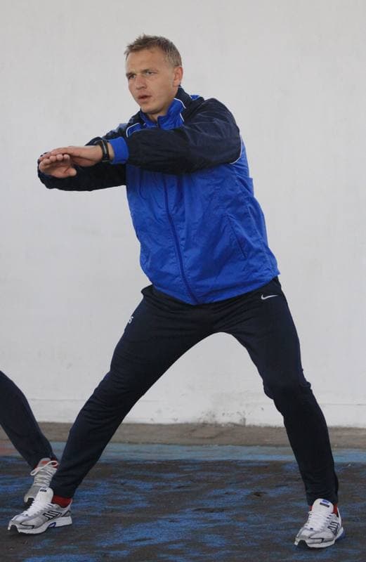 Football. Gornik Zabrze. Training. 23.02.2010