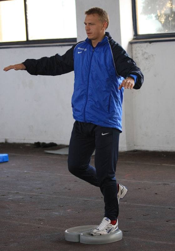 Football. Gornik Zabrze. Training. 23.02.2010
