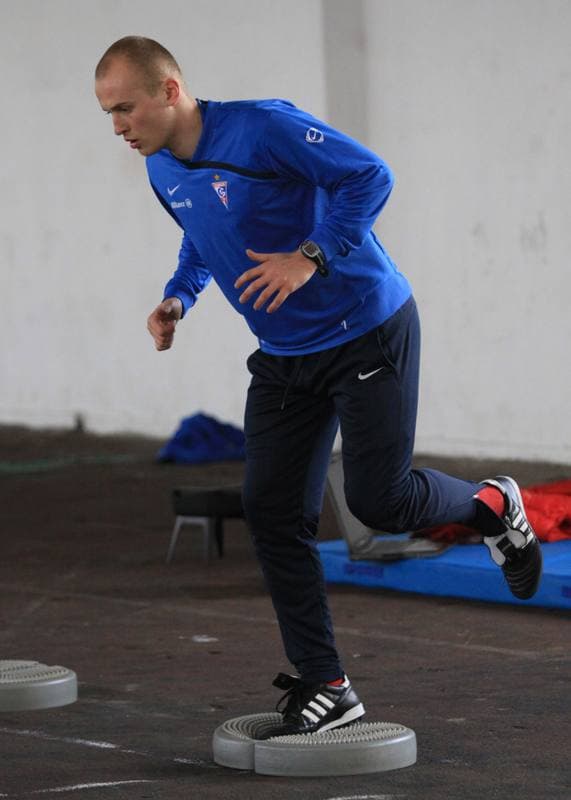 Football. Gornik Zabrze. Training. 23.02.2010