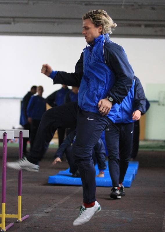 Football. Gornik Zabrze. Training. 23.02.2010