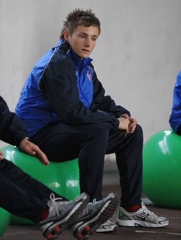 Football. Gornik Zabrze. Training. 23.02.2010